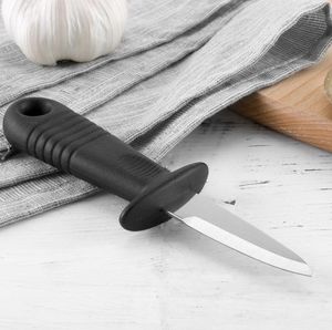 Keukengereedschap Oyster Knife Professionele Oyster Open Hand Artefact Roestvrij staal Handmatige Ventilator Shell Seafood Barbecue Tool SN6727