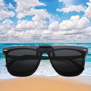 Sonnenbrillen Männer polarisierte Brille Clip auf Gläsern Anti-ultraleuchter Fahrlsensunglasse Belo22