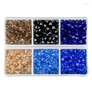 Beaded Strands Big Bag Colorful mm Bicone Crystal Beads Glass Loose Spacer Bracelet Jewelry DIY Making Accessories Inte22