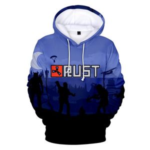 Herren Hoodies Sweatshirts 3D-Druck Rust Game Ed Damen/Herren Mode Langarm Kapuzenpullover Lässige Streetwear Kleidung Violett