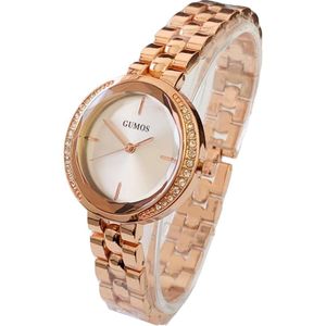 Armbandsur Pablo Raez 2022 Lady Watch Women Waterproof Rose Gold Steel Strap Luxury Wristwatch Top Brand Armband Clock Relogio Feminino