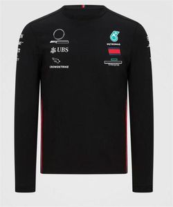 2022 F1 Team Long Sleeve T-Shirt Summer Racing Crew Neck POLO Shirt