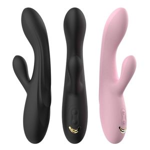 Massageador de brinquedos sexuais de vibrador 2022 Novos produtos recarregáveis ​​Rabbit de estimulador de dupla de cabeça dupla para mulheres brinquedos jdsd lvqc