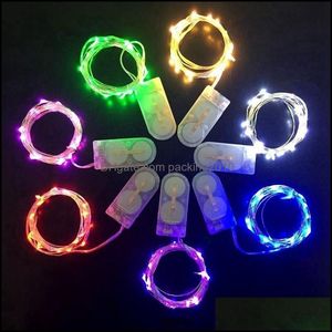 Otros suministros para fiestas y eventos Festivo Home Garden Ll 20M Luces navideñas LED String Battery Dh19F