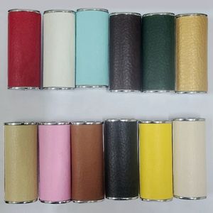 Últimos fumar colorido pu puterwear couro isqueiro capa protetora manga shell de proteção caixa do cigarro caso de alta qualidade DHL livre