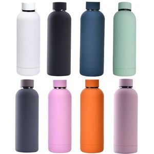 Namn Anpassning Vakuumkolv Rostfritt stål Portable Thermos Outdoor Sports Water Big Belly Drink Bottle 220706