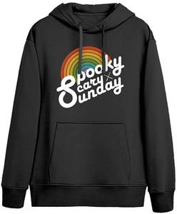 Coryxkenshin Spooky Korkunç Pazar Hoodie Külot Erkekler/Kadın Sweatshirt Uzun Kollu