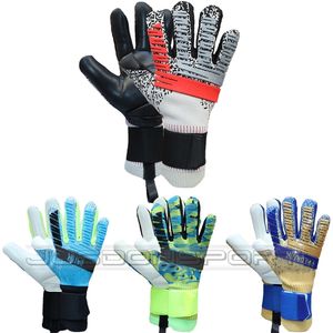 Fotbollsprofessionell målvakthandskar Palm Soft Latex Soccer Goalie utan fingerskydd Futbol Voetbal 220601