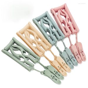 Travel Folding Hangers Els Wind-proof Clothes Portable Anti-slip Pants With Clips To Dry Racks Hanger &