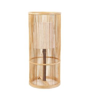 Table Lamps Bamboo Knitting Lamp Eye Protection Tube Original Japanese Style LampTable