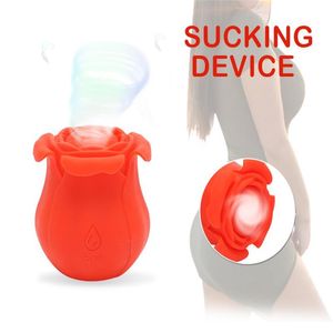 Новый USB перезаряжаемый портативный силиконовый роза G Spot Clit Massager Женский оральный лизнут лизание сосание вибратор сексуален