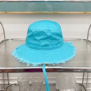 Woman mens luxury designer Wide Brim Hats Summer Le Bob fischerhut Artichaut Bucket Hat 56-58cm