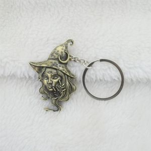 Anahtarlık 12 adet doğaüstü Magic Moon Cadı Keychain Kadın Büyücülük Takı Yıldönümü Hediye Miri22