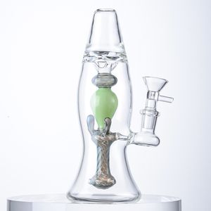 Solid Lava Lamp Hookahs mm Thick Heady Glass Unique Bongs Showerhead Perc Mini Oil Dab Rigs Smoking Water Pipes Bubblers with Bowl XL LX3