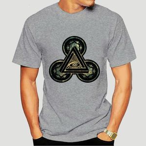 Men's T-Shirts Men T Shirt All Seeing Eye Illuminati Tee Women Tshirt-4049DMen's