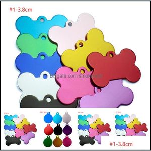 Dog TagId Card Supplies Pet Home Garden Drop Delivery 2021 Tag Metal Blank Military Id Aluminum Alloy Army Tags No Chain Mixed Colors K9F