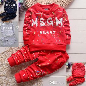 Toddler Baby Sets Designer Clothes T Shirt And Pants Sportswear Kids Autumn Outfits 1-4 Years