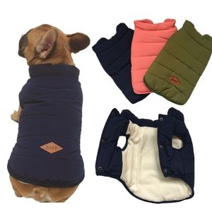 Französische Bulldogge Kleidung Winter Mops Kleidung Schnauzer Mantel Jacke Frenchie Hund Kostüm Outfit Haustier Bekleidung Kleidungsstück Dropshipping 210401