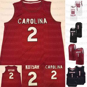 Custom S College Basketball Jerseys 2 Maik Kotsar 0 A.J. Lawson 22 Alex English 5 Jermaine Couisnard