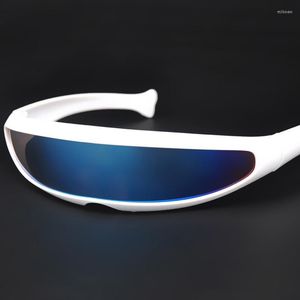 Sonnenbrille Alien Sonnenbrille Für Männer Frauen Delphin Fisch Form Wasserdichte Outdoor Party Dekoration Geschenke Brillen Gafas De SolSunglasses