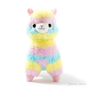 17cmアルパカVicugna Pacosプラストぬいぐるみ日本の柔らかいプラシオバイぬいぐるみぬいぐるみ動物Alpacaギフト