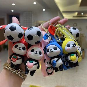 Ny Panda Keychain Pendant Bag Car Keychains Key Chain Ring Boy / Girl Present