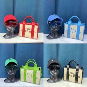 3PCS Shopping Bag Beach Women Summer weavn leather Letter Tote Single Shoulder crossbag Handbag Purses Travel Wallet 220523