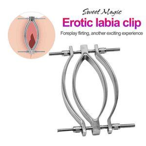 Giocattoli sessuali per coppie Metalli Shampoo Nastri Clip Clitoride Stimolatore Nastro Bdsm Bondage Vagina Speculum Giochi erotici per adulti Massaggiatore per fica Giocattoli Donne 1013