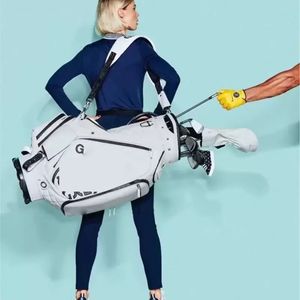 Sacos de golfe G à prova d'água à prova de moda equipamento padrão chapéu capa transparente valises esporte 4 acessórios bagagem alça de ombro marca personalizada