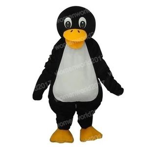 Halloween Penguin Mascot Costume High Quality Cartoon Character Outfits Suit Unisex Adults Outfit Christmas Carnival fancy dress