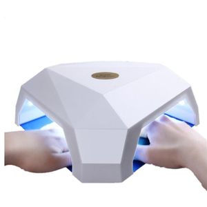 Nail Dryers Fiso 60W LED / UV Dryer Double Hole Design Manicure Tool Gel Lamp For Drying All Gels Bases Polishes3250
