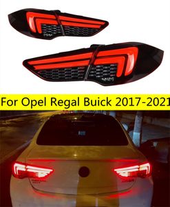 Bilstyling bakljus för Opel Regal Buick 20 17-2021 TAILLIGHTER BAKSLAMPLED DAGTIME KONNING REVERING BAKTLIGHTER