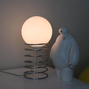 Table Lamps Nordic Led Lamp Designer Spring Glass For Living Room Bedroom Study Decor Lights Modern Home E14 Bedside LampTable