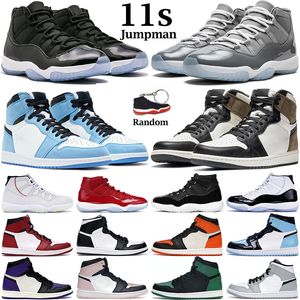 Basketbalschoenen 11S 25e 11 Concord 45 BRED UNC Legend Blue Olive Men Trainers Sneakers Size 5.5-13