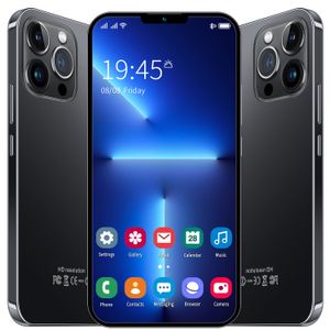 Unlocked i13 Pro Max Global Version Android 10 AI Triple Camera 6.8" Smartphone 3G Mobile Phone on Sale
