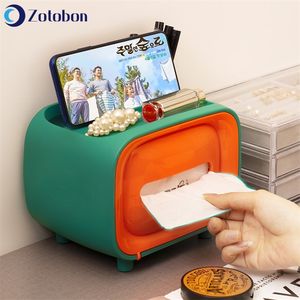 Zotbon Compail Box Desktop Kitchen Satching Container Container Living Room Держатель для хранения для домашнего офиса лоток для тканей M185 201022