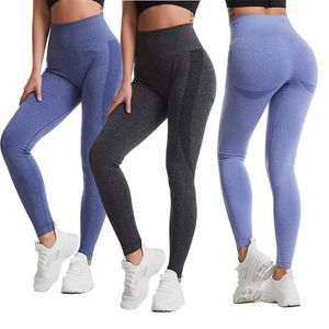 Yoga byxor för kvinnor hög midja träning byxa leggings för kvinnans gym designer elastisk fitness dam övergripande fulla tights muilt färg svart grå rosa