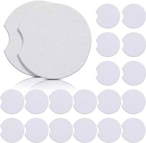 Coaster de sublimação Neoprene Diy em branco Tapete de taco de taco de calor Isolamento térmico Térmica copo Pads de xícara personalizados tapetes de xícara