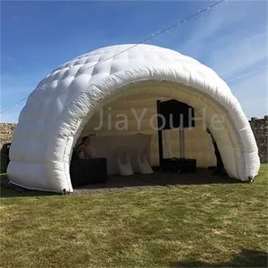 Utomhus 0,4 mm PVC -t￤lt som campar stort uppbl￥sbara igloo Dome T￤lt H￥llbar klubbfest Booth Advertising Wedding Mobile Home Shelter Skicka av fartyg till d￶rr