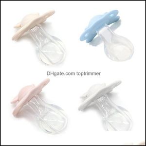 Pacifiers Baby Feeding Baby Kids Maternity Adt Pacifier Wide-Bore Butterfly Shaped Sile Nipple For Adts Supplies Drop Delivery 2021 Wph54