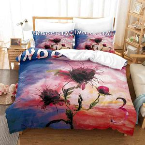 Indochine-Bettwäsche-Set, Einzelbett, Twin, Voll, Queen-Size-Bett, Aldult-Kind-Schlafzimmer, Bettbezug mit 3D-Druck, Yatak Rts Seti