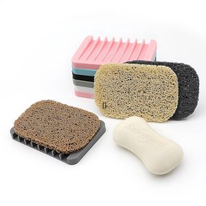 SOAP SAVER BAR SELFTRAIN PADS Icke-slip Soaps Savers Fackmatta för badrum Köksplan GCB14941