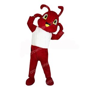Halloween Red Ant Mascot Costume Wysoka jakość kreskówek odzież Mascot Odzież Karnawał Rozmiar dla dorosłych Reklamy Ubrania reklamowe