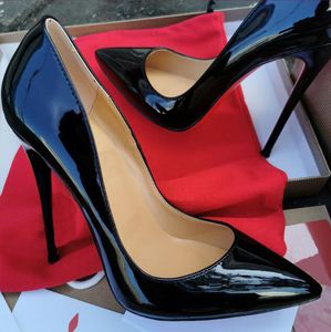 Wholesale nude patent leather shoes for sale - Group buy So Kate Red Bottom Women High Heels Classics Shoes cm cm cm Pointed Toe Red Sole Nude Black Patent Leather Lady Wedding Pumps With Box