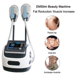 Professionell Emslim Body Slimming Fat Burning Shaping Machine EMS Muscle Stimulator Högintensitet Elektromagnetisk ökar Muskeln 2 års garanti