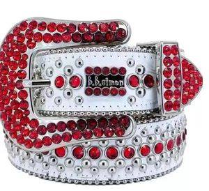 Western-Cowboy-Gürtel BB Simon Fashion Cowgirl Bling Bling Strass-Gürtel mit Adler-Concho-Nieten, abnehmbarer Schnalle, große Gürtel für Herren