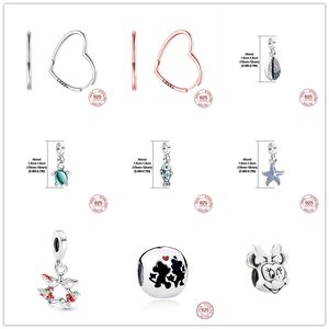 Neue s925 Sterling Silber Lose Perlen Luxus Perlen Armbänder Pferd Kopf Prinzessin Kleid Original Fit Pandora Anhänger Charms DIY Mode Anhänger Schmuck Frauen Geschenk