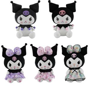 2022 New Model Stuffed Animals 25cm Five types Wholesale Cartoon plush toys Lovely kuromi dolls Birthday gift
