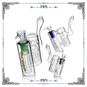 Mini Dab Rigs Rigs petroliferi in vetro Riciclatore Bubbler showhead perc 8 bracci Percolatore Pipa ad acqua con narghilè con giunto da 18 mm Narghilè Bong unico