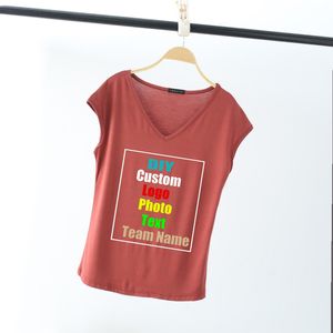 Customize summer Korean version of modal solid color V neck sleeveless loose women s T shirt casual bottoming top 220621